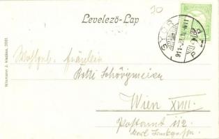 1911 Győr, Vagongyár, iparvasút. Kiadja Nitsmann J. / Waggonfabrik