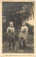 Erzherzog Friedrich and Feldmarschall-Leutnant Heribert von Herberstein, photo (EK)