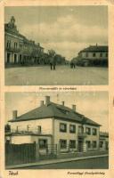 Técső, Tiacevo, Tiachiv; Korona szálló, városháza, Taracvölgyi főszolgabíróság / hotel, town hall, court (Rb)