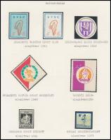 Magyar sport egyesületek levélzárói, 14 db