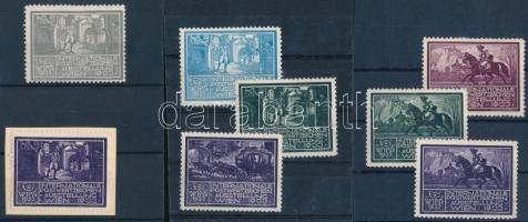 Ausztria 1933 8 db WIPA levélzáró (Postatörténet) (2 hibás)