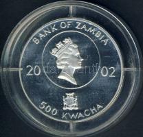 Zambia 2002. 500K Ag "Müncheni olimpia" T:PP