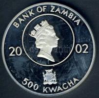 Zambia 2002. 500K Ag "Müncheni olimpia" T:PP