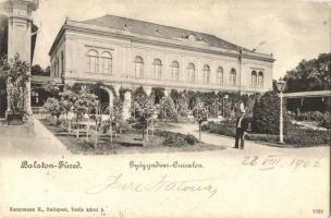 1902 Balatonfüred, Gyógyudvar. Kiadja Kampmann H. (EB)
