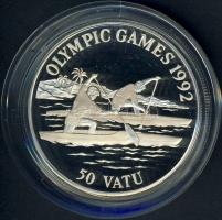 Vanuatu 1992. 50V Ag "Olimpia-kenu" T:PP