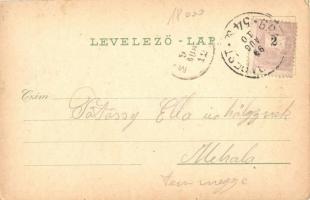 1899 Körmend, Polgári leány és fiú iskola. Kiadja Neu Ignátz és fia. Kunstanstalt Karl Schwidernoch ...