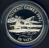 Vanuatu 1992. 50V Ag "Olimpia-kenu" T:PP