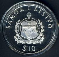 Szamoa 1992. 10T Ag "Olimpia-súlydobás" T:PP