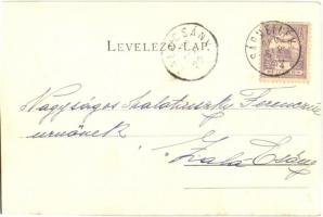 1900 Tihany, kilátás a Balatonra