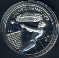 Szamoa 1992. 10T Ag "Olimpia-súlydobás" T:PP