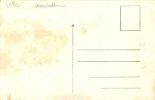 Vác, Vasútállomás, darutollas honvéd tisztek és katonák az állomáson. photo (fl)