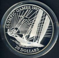 Kiribati 1992. 20$ Ag "Olimpia-vitorlázás" T:PP