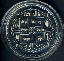 Nepál 1992. 500R Ag "Olimpia-boksz" T:PP