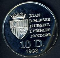 Andorra 1993. 10D Ag "Labdarúgó VB" T:PP