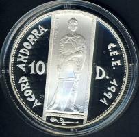 Andorra 1993. 10D Ag "ECU" T:PP