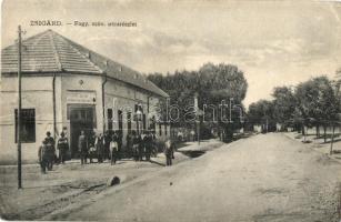 Zsigárd, Zihárec; Fogyasztási szövetkezet üzlete, utca / street view with cooperative shop  (fa)