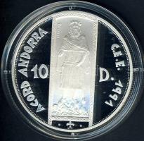 Andorra 1994. 10D Ag "ECU" T:PP