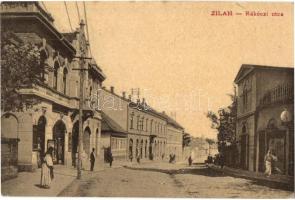 Zilah, Zalau; Rákóczi utca. Seres Samu kiadása 2312. / street (fl)