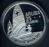 Aruba 1992. 25Fl Ag "Olimpia-szörf" T:PP