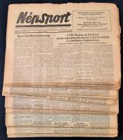 1955 a Népsport kb. 50 db lapszáma, számos érdekes írással