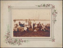 cca 1900-1910 Egy siófoki meteorológus képei, 3 db, kartonra kasírozva, egyik körbevágva, 12×17 és 1...