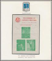 1930-1961 9 db levélzáró főleg hegymászás témában + 1 db spanyol úszó emlékív