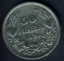 Bulgária 1930. 50L Ag T:2/3 ph.