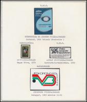 1950-1983 10 db téli sport levélzáró