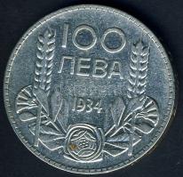 Bulgária 1934. 100L Ag T:3