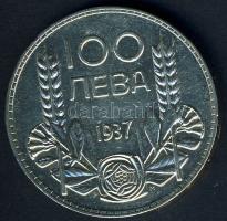 Bulgária 1937. 100L Ag T:2/3+ ph.