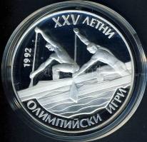 Bulgária 1989. 25L Ag "Olimpia-kenu" T:PP