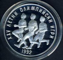 Bulgária 1990. 25L Ag "Olimpia-futás" T:PP