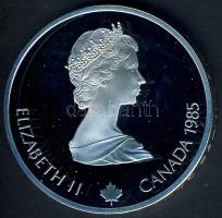 Kanada 1985. 20$ Ag "Calgary-olimpia 1988" T:PP
