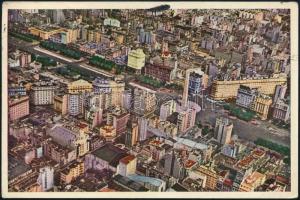 Puskás Öcsi aláírása Buenos Aires-ből küldött levelezőlapon