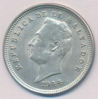 Salvador 1944. 25c Ag T:1-
Salvador 1944. 25 Centavos Ag C:AU