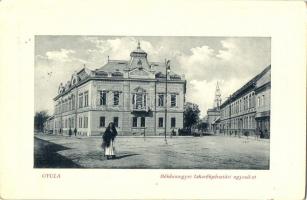 1914 Gyula, Békésmegyei takarékpénztár egyesület, Fábián L. üzlete. W.L. Bp. 6534-35.