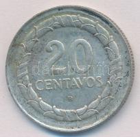 Kolumbia 1945B 20c Ag T:2
Colombia 1945B 20 Centavos Ag C:XF