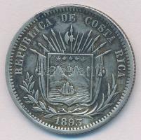 Costa Rica 1893. 25c Ag "HEATON" T:2 patina
Costa Rica 1893. 25 Centavos Ag "HEATON&...