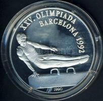 Kuba 1990. 10P Ag "Olimpia-lólengés" T:PP