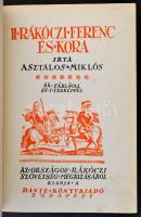 Asztalos Miklós: II. Rákóczi Ferenc és kora. Bp., 1934, Dante. 492 p.+32 t. (képanyag) +1 kihajtható...