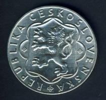 Csehszlovákia 1954. 25K Ag "10. évforduló..." T:1-/2
