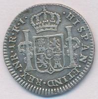 Kolumbia 1818NR FJ 1R Ag "VII. Ferdinánd" (3,4g) T:2
Colombia 1818NR FJ 1 Real Ag "F...