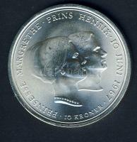 Dánia 1967. 10K Ag "Esküvő-Margit hercegnő" T:1