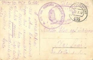 1917 Dornavátra, Vatra Dornei, Dorna-Watra; "Itt állt eredményesen őrt a Magy. kir. 306. honvéd...