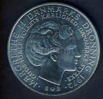 Dánia 1972. 10K Ag "Frigyes halála-Margit trónralépése" T:BU