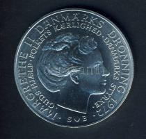 Dánia 1972. 10K Ag "Frigyers halála-Margit trónralépése" T:BU