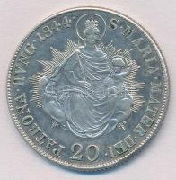 1844B 20kr Ag "V. Ferdinánd" T:1-,2 
Huszár 2081., Unger III.:1419