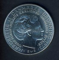 Dánia 1972. 10K Ag "Frigyes halála-Margit trónralépése" T:BU