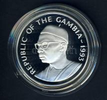 Gambia 1993. 20D Ag "Olimpia-bírkózás" T:PP