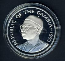 Gambia 1993. 20D Ag "Olimpia-bírkózás" T:PP